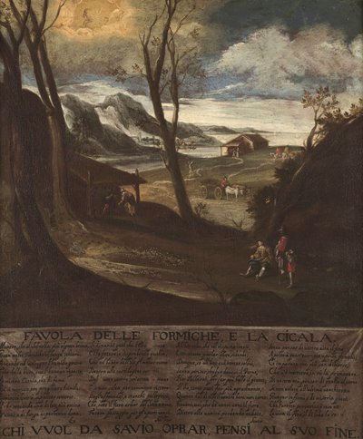 The Fable of the Ants and the Grasshopper by Unbekannt Unbekannt